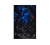 YAPING Scary Forest Path Modern Home Kitchen Dormitory Kids Room Mural 20x30inch (50x75cm)