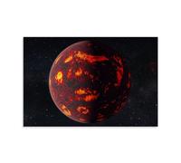YAPING Space Universe Planets Exoplanets Burning Stars Porch 08 x 12 Inch (20 x 30 cm)