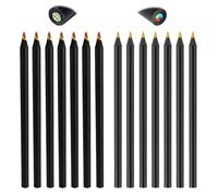 YAPKOLV 12 Coloured Pencils - Crayons - Multicoloured Pencils - Artistic Materials for Children 8-12 Years, Magic Colours, Crafts (Rainbow)