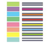 YAPKOLV 16 Pieces Guided Reading Strips - Perfect Support for Better Reading and Learning Reading Aid for Kids (8 Colors)