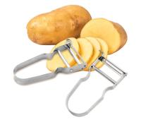 YAPKOLV Pack of 2 Peelers, Potato Peelers, Double-Edged with Pendulum Blade, Extra Sharp
