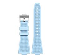 yapong Convex Strap For Tissot PRX Series T137.407/T137.410 Super Player Rubber Silicone Quick Release Watch Band