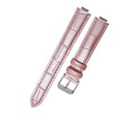 yapong Women's Genuine Cowhide Leather Watch Strap For Longines Heart Moon L8.115 Moon Phase Convex-mouth Watchband