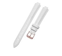 yapong Women's Genuine Cowhide Leather Watch Strap For Longines Heart Moon L8.115 Moon Phase Convex-mouth Watchband