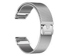 yaponuk Magnetic Stainless Steel Strap for Garmin Fenix 8 7X 7 Pro Fenix 6X 5X 5Plus Tactix 7 Forerunner 965 955 Quick Fit Bracelet watch Band(Silver,22mm)