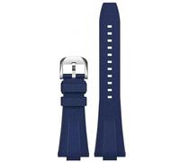 yaponuk Quick Release Rubber Watch Strap For Tissot PRX T137.407/T137.410 Super Player 40mm Men Convex Watchband Bracelet(Blue)