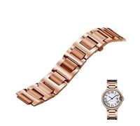 yaponuk Stainless Steel Watch Strap For Cartier Ballon Bleu Watch Chain(Gold,20-12mm)