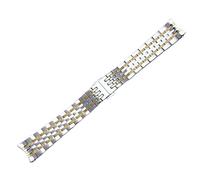 yaponuk Watch chain strap for Tissot 1853 Le Locle T41 T006408 stainless steel watchband accessories(Golds)