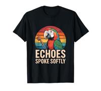 Yapper SLP Retro Parrot Echoes Vintage Sunset Style T-Shirt