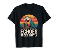 Yapper SLP Retro Parrot Echoes Vintage Sunset Style T-Shirt