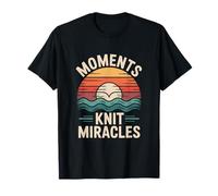 Yapper SLP Vintage Sunset Loom Weaving Moments Retro T-Shirt