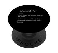 Yapping Definition - Funny Sarcastic Yapping Explanation PopSockets Adhesive PopGrip