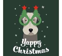 Yappy Christmas Sweatshirt - Forest Green - XXL - Kelly Green