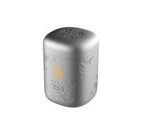 Yaqeen Electric Oud Bakhoor Burner - Portable USB-C Rechargeable Arabic Incense Diffuser | Mini Mabkhara for Home, Car, Office & Mosque - Ideal Muslim, Ramadan & Eid Gift (Silver)