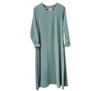 Yaqeen Girls Abaya AGE 6 8 10 12 Maxi dress Hijab Ideal Home/School/Travel/Mosque/Madrassa/Masjid/Ramadan/Eid islamic Muslim Girl Dress (Mint, 8 Years)