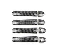 YAQEMOE Door Handle Covers Trim Compatible with Skoda for Superb 2001-2008 for Octavia 2001-2007 Car Exterior Door Handle Covers Sticker Trim Accessories