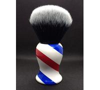Yaqi 30mm Monster Tuxedo Knot Barber Pole Colour Shaving Brush R1734