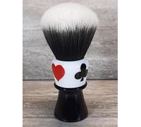 Yaqi Casino Clubs 26mm Husky Knot Synthetic Hair Resin Handle Shaving Brush
