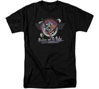 YAQINUO kute The Regular Show Mordecai & The Rigbys T Shirt Mens Fit Casual Graphic Short Sleeve Tops Black 3XL