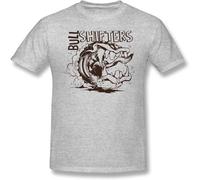 YAQINUO Left 4 Dead T Shirt Bull Shifters Print Short Sleeve Tee Oversized Cute Casual 100% Cotton Man Tops Grey 3XL