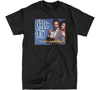 YAQINUO Man's T Shirt Vintage Colt 45 Beer AD Black XL