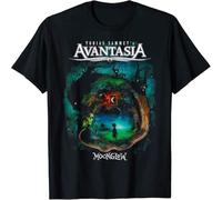YAQINUO Men's Avantasia Moonglow T Shirt Fit Casual Graphic Short Sleeve Tops Black S