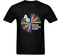 YAQINUO Men's Customized Adult Above and Beyond Group Therapy O Neck T Shirt Black 3XL