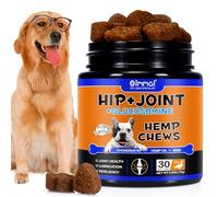 YaqvYoNg Hip & Joint Supplement for Dogs, 30 Soft Chews Dog Joint Support Supplement with Glucosamine Chondroitin, Joint Pain Relief Treats, Mobility & Flexibility Support, Large & Small Breed (30)