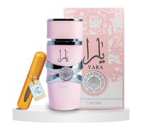 Yara Perfume for Women Eau De Parfum 100ml + Mini Travel Spray Bottle | Vanilla Perfume | Arabic Parfum Women | Dubai Oud Parfum | Yara Oud Luxury Gift Set
