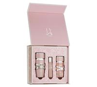 Yara Pink Eau de Parfum 3 Piece Gift Set for Women, Long Lasting Floral Vanilla Perfume, Tropical Sweet Fragrance with Travel Spray & Hair Mist, Luxury Ladies Perfume Set