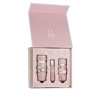 Yara Pink Womens Perfume Gift Set 3 Piece | Long Lasting Eau de Parfum Spray with Travel Spray & Hair Mist | Sweet Floral Tropical Vanilla Scent | Luxury Fragrance Set for Her