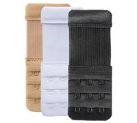 YARBAR Bra Extender 3 Hook Bra Strap Extender Extension Soft Comfortable (Assorted, 3 Hook 1/2 inch spacing)