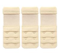 YARBAR Bra Extenders 2 Hook Soft Stretchy Bra Extension Strap Comfortable Pack of 3