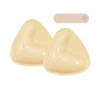 YARBAR Double Sided Sticky Bra Pad Inserts, Adhesive Reusable Push Up Bikini Breast Padding Enhancer for Backless Strapless With Nipple Covers