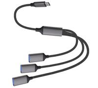 YARCHONN USB Typ C auf USB OTG Splitter Y Kabelkonverter Multi Port Expander Hub Adapter 1 Typ-C auf 3 USB 2.0 für Telefon Laptop