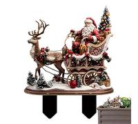 Yard Art for Outside - 2D Acrylic Christmas Garden Stakes - Realistic Spikes Decoration for Outdoor Reindeer Children Lawn Holiday Flower Pots Outside Patio Landscape Easter