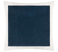 Yard Auden Matte Velvet Feather Filled Cushion - Indigo - 50x50cm