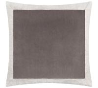 Yard Auden Matte Velvet Feather Filled Cushion - Taupe - 50x50cm