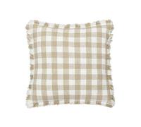 Yard Barton Check 45x45cm Cushion Natural