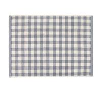 Yard Barton Gingham Cotton Bath Mat (Denim Blue, 50 x 70 cm)