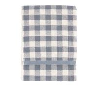 Yard Barton Gingham Cotton Hand Towel (Denim Blue, 50 x 100 cm)