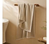 Yard Bath Towel Hebden Waffle Stone 70x130cm