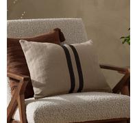 Yard Benton Woven 100% Cotton Cushion in Cream Yard Cream