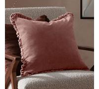 Yard Bertie 100% Cotton Velvet Cushion in Light Pink | Size: 45 cm x 45 cm Yard Light Pink 45 cm x 45 cm