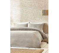 Yard Boucle Textured Duvet Cover Set - Beige - Size Super King