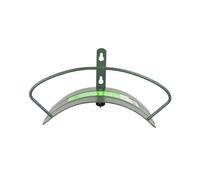 Yard Butler Deluxe Heavy Duty Wall Mount Hose Hanger Holds 100’ of 5/8’ Hose Solid Steel Extra Bracing and Patented Design in Textured Forest Green