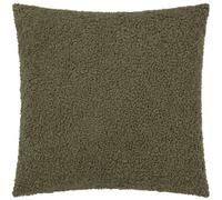 furn. Yard Cabu Cushion Cover - Scandi Minimalist Chunky Boucle Textured Decorative Case (Khaki - 55x55cm)