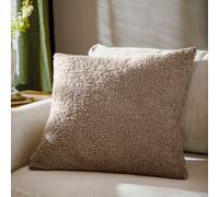 Yard Cabu Polyester Filled Cushion - Scandi Minimalist Chunky Boucle Textured Decorative Pillow (Taupe - 55x55cm)