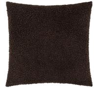 Yard Cabu Feather Filled Cushion - Scandi Minimalist Chunky Boucle Textured Decorative Pillow (Chocolate - 45x45cm)