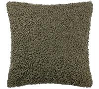 Yard Cabu Cushion Cover - Scandi Minimalist Chunky Boucle Textured Decorative Case (Khaki - 45x45cm)